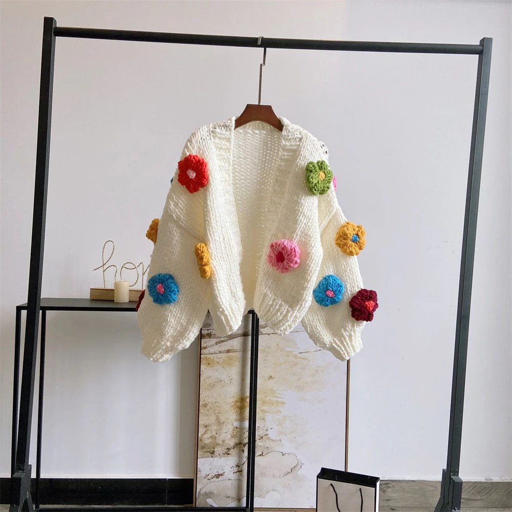 Iris Floral Knitted Cardigan - Image 7