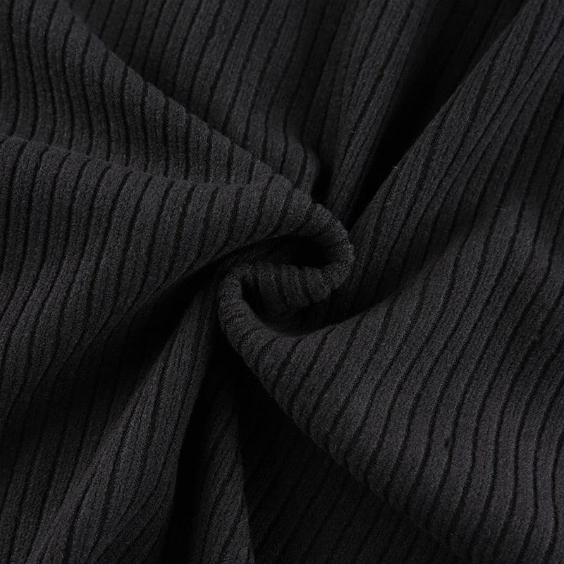 Ive Black Tie Up Dress - Image 8