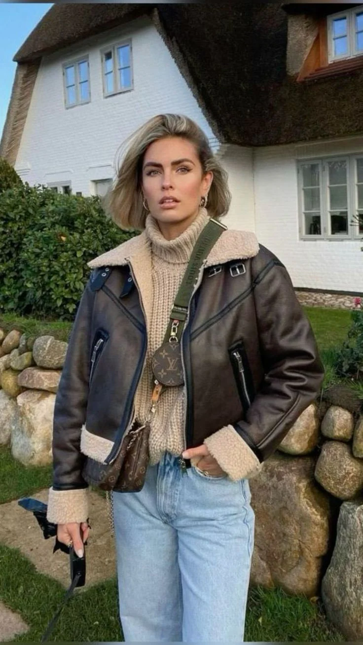 Jaxie Faux Leather Jacket - Image 10