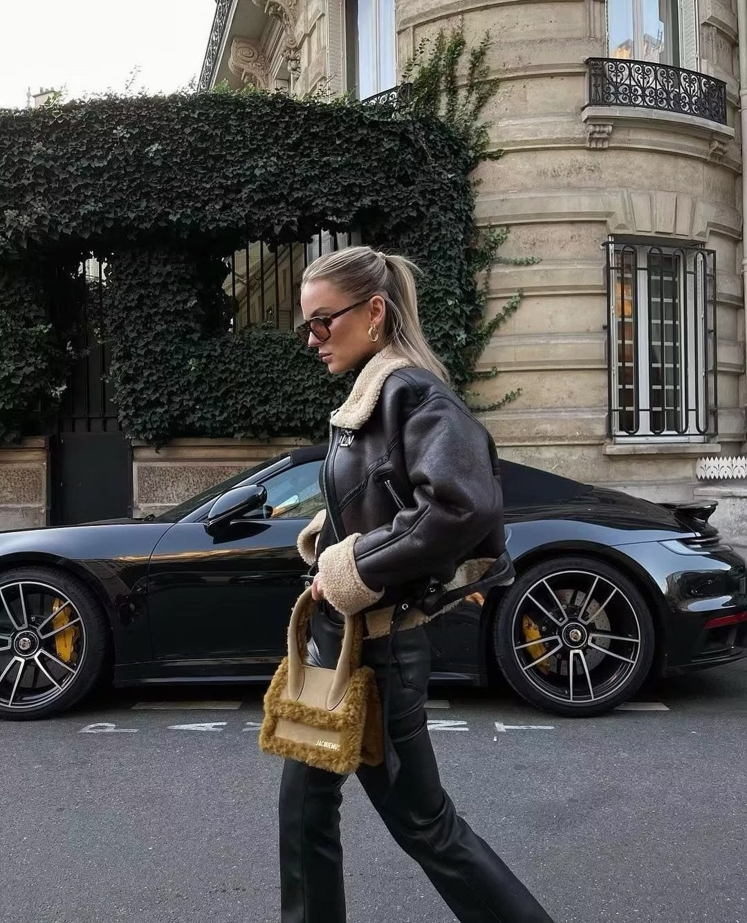 Jaxie Faux Leather Jacket - Image 3