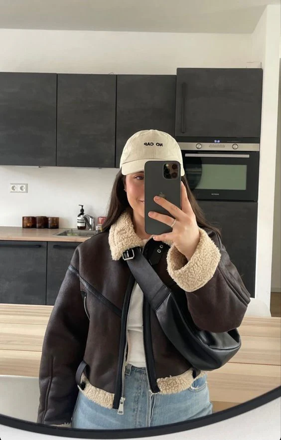 Jaxie Faux Leather Jacket - Image 7