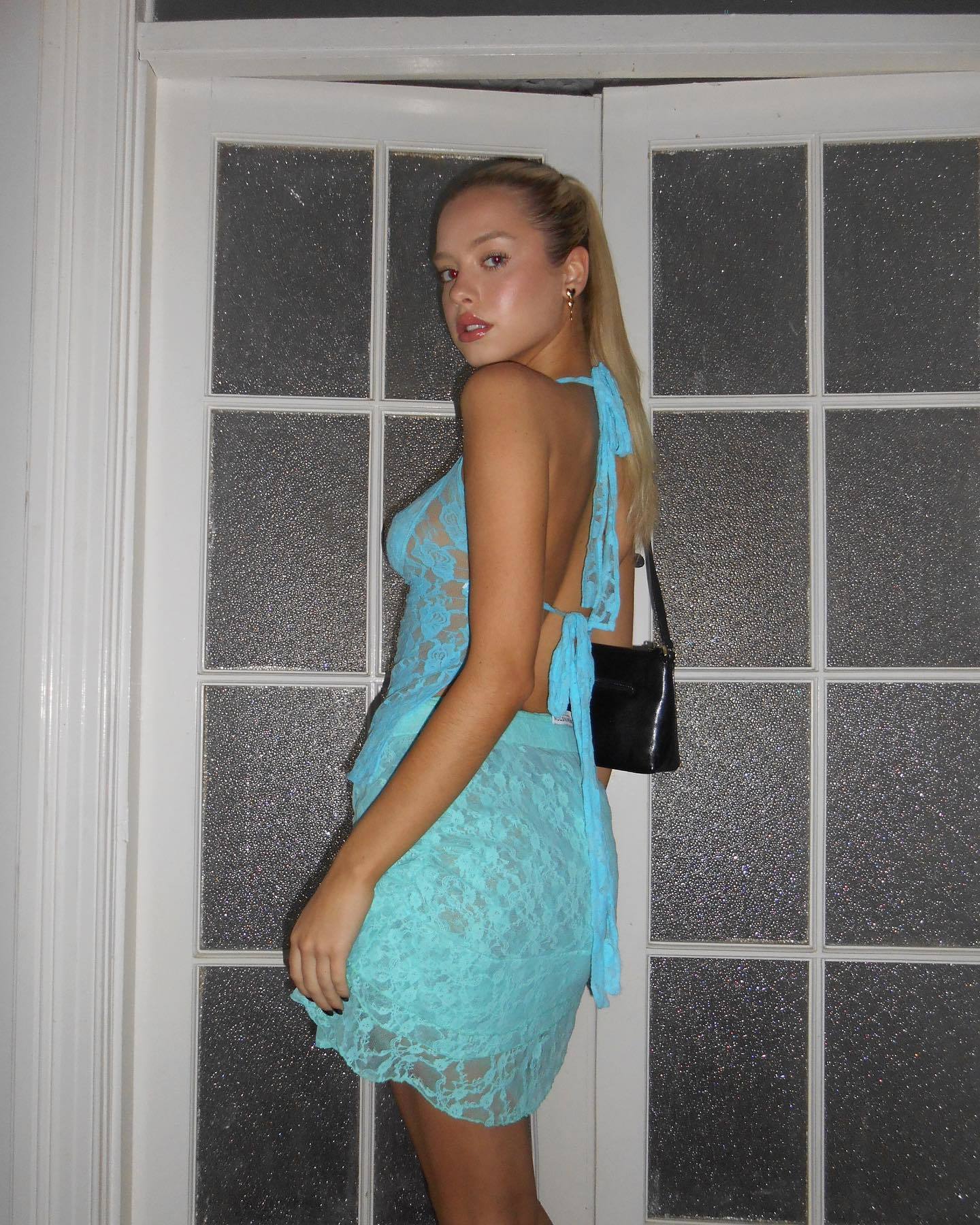 Lace Kissed Backless Top - Image 13