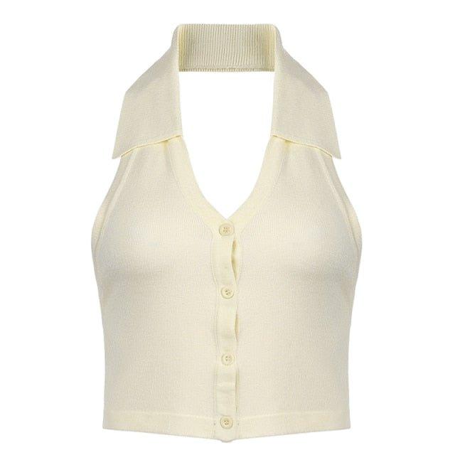 Lara Backless Crop Top - Image 10