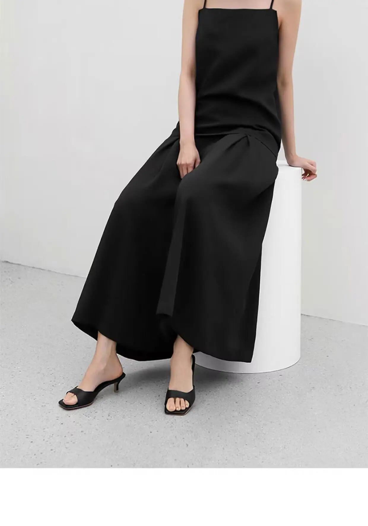 Leyla Lustre Square Open Toe Heels - Image 7