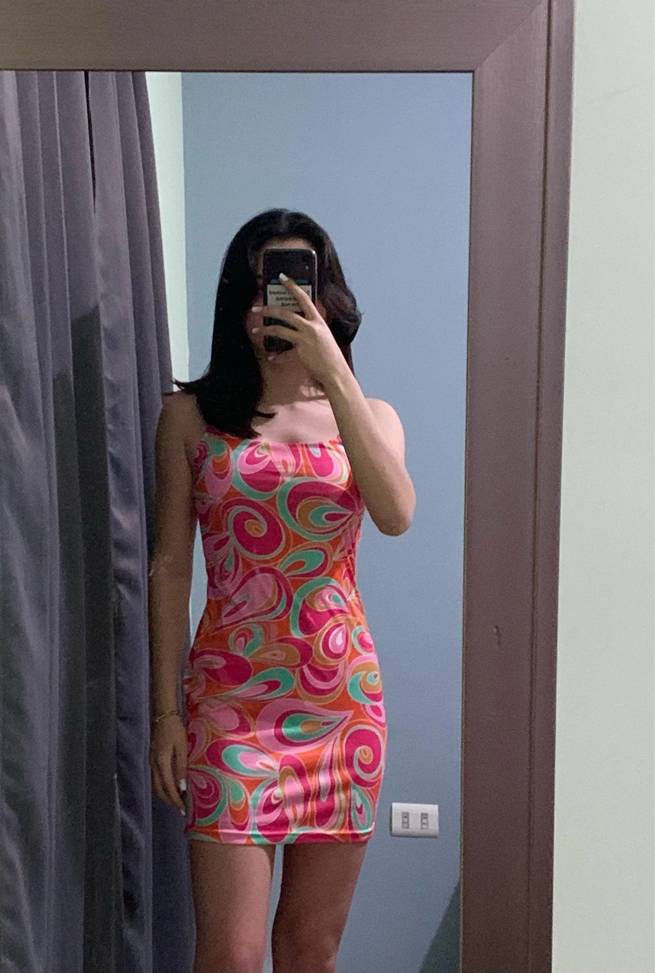 Luna Floral Mini Dress - Image 12