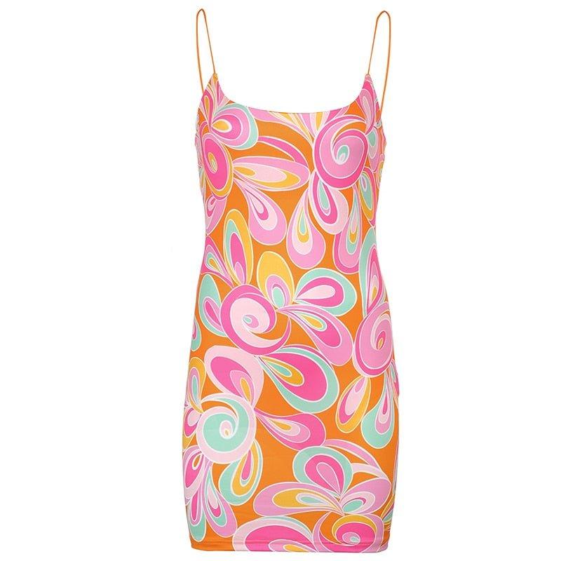 Luna Floral Mini Dress - Image 4