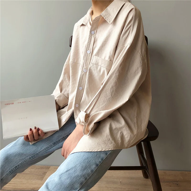 Minimal Chic Drape Shirt - Image 7