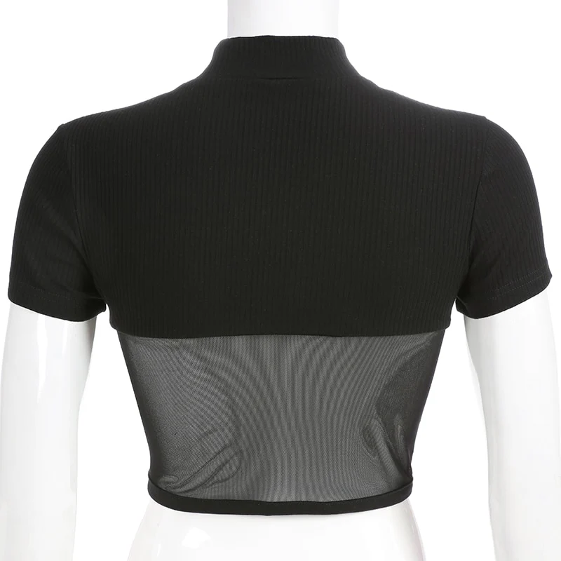Moira Mesh Crop Top - Image 9