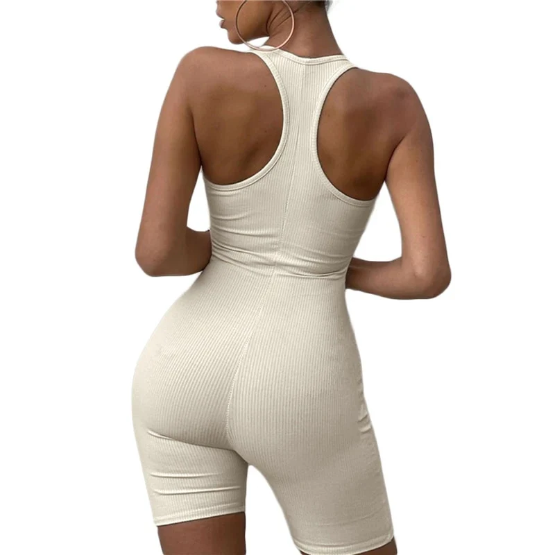 Nansy Halter Neck Romper - Image 3