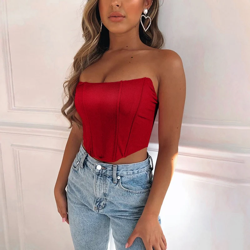 Naomi Corset Crop Top - Image 10