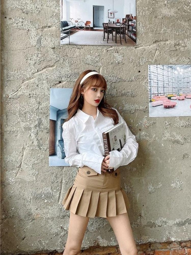 Nora Pleated Mini Skirt - Image 4