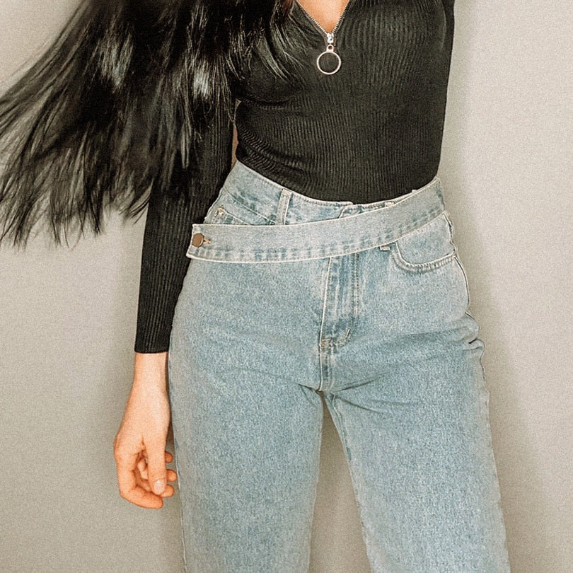 Not Your Boyfriend Crossover Jeans - Image 13