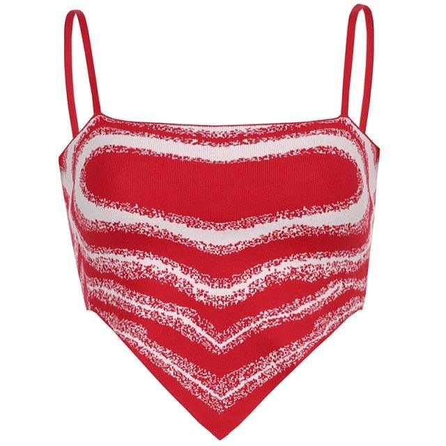 Penelope Heart Print Knitted Top - Image 3