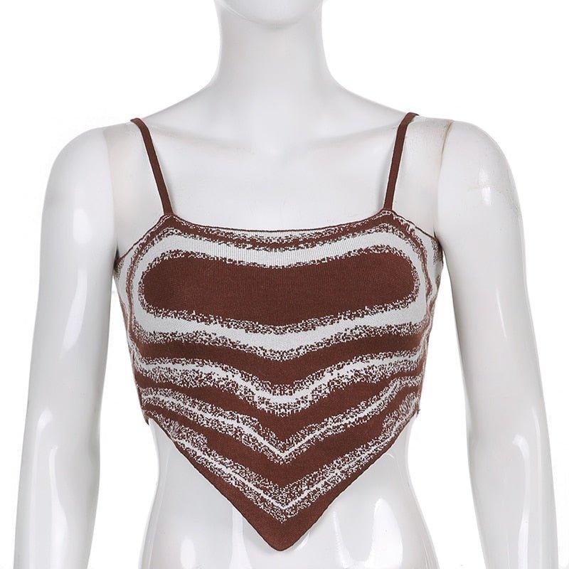 Penelope Heart Print Knitted Top - Image 9