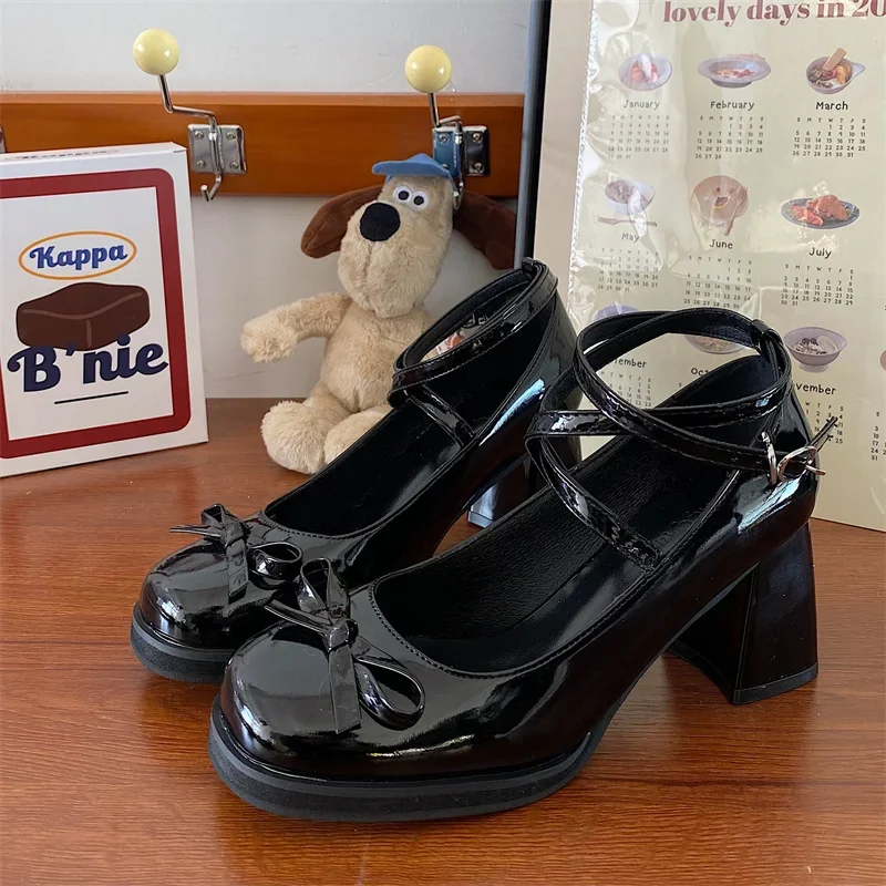 Quade Bowknot Mary Jane Pumps - Image 13