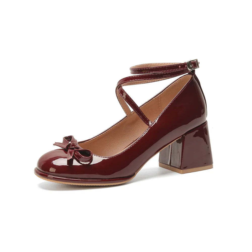 Quade Bowknot Mary Jane Pumps - Image 5