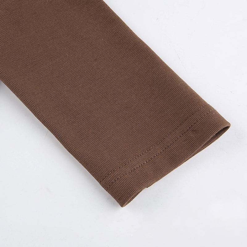 Rachel Brownary Heart Full-Sleeve Crop Top - Image 8