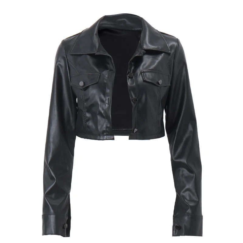 Raven's Edge Cropped Jacket - Image 5