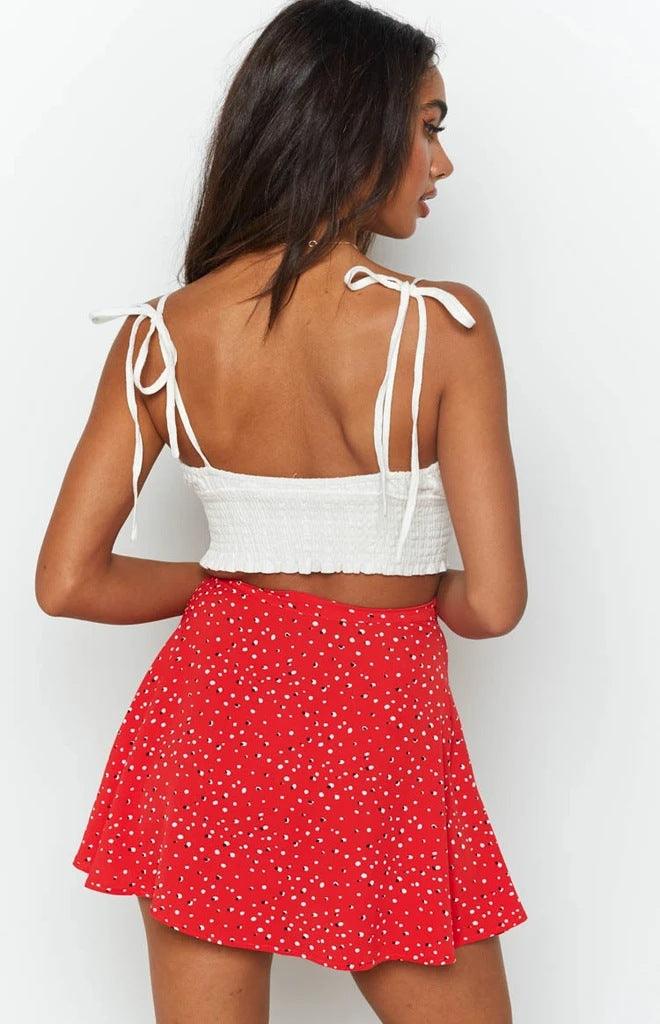 Red Rush Printed Mini Skirt - Image 5