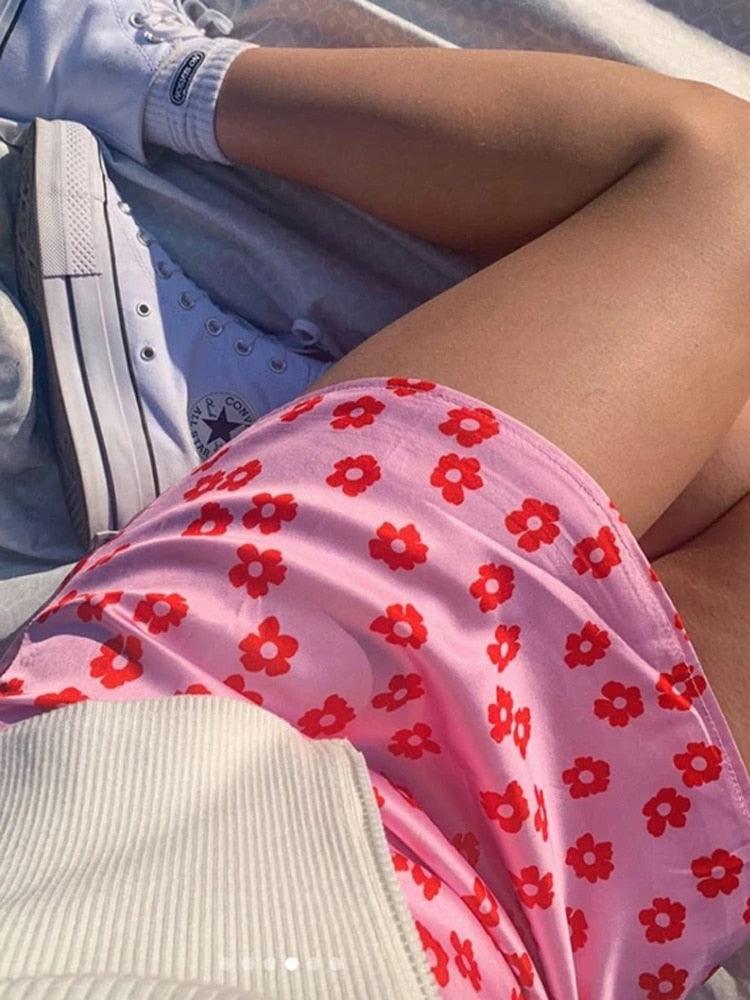 Ricky Satin Mini Skirt - Image 3