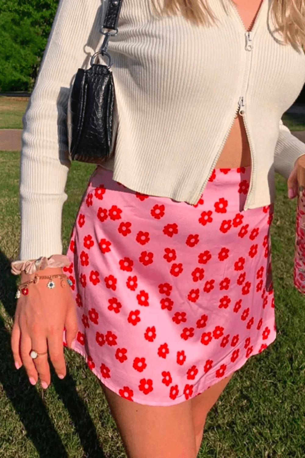 Ricky Satin Mini Skirt - Image 5