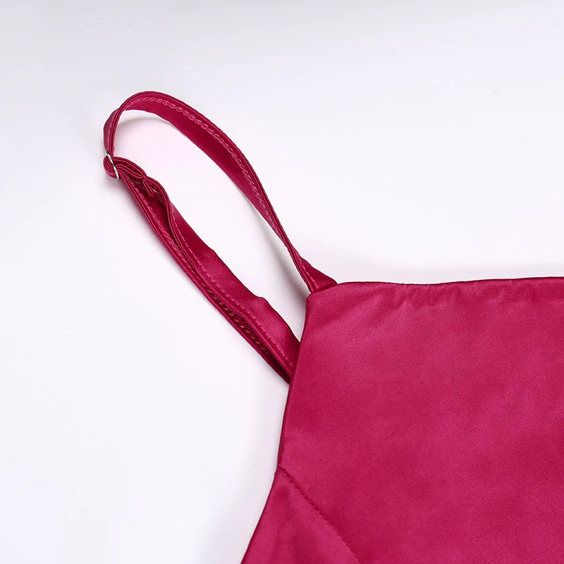 Rosette Tassels High Slit Dress - Image 13