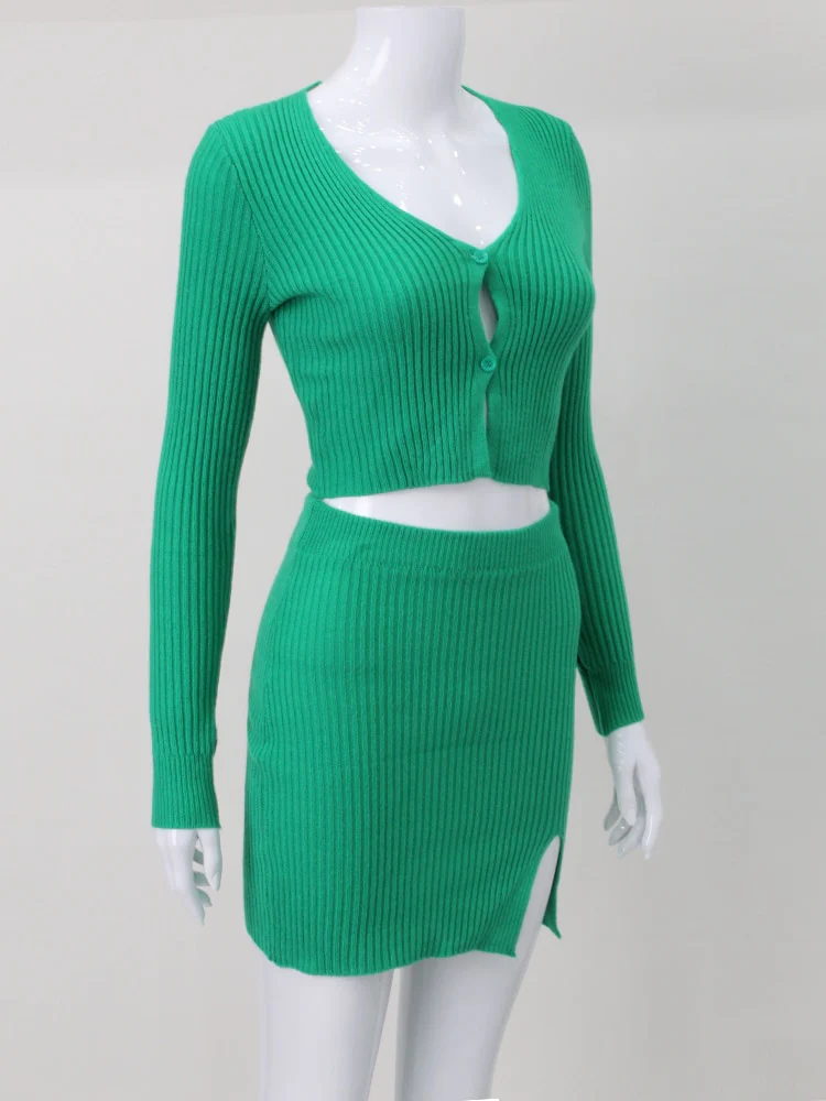 Scarlett Slit Button-Up Set - Image 6