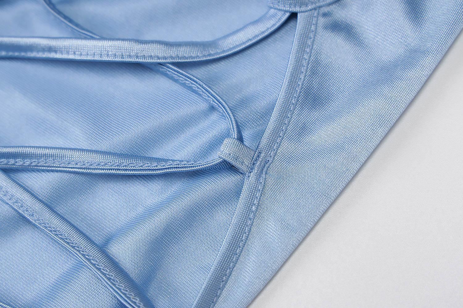 Shirley Lace Up Mini Dress - Image 6