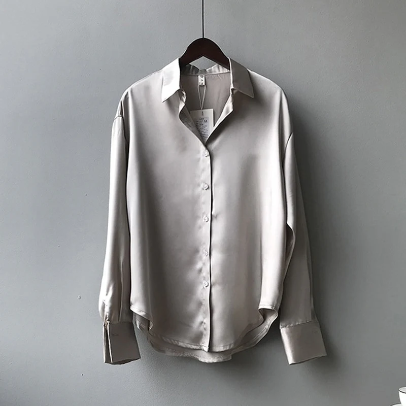 Simona Satin Shirt - Image 9