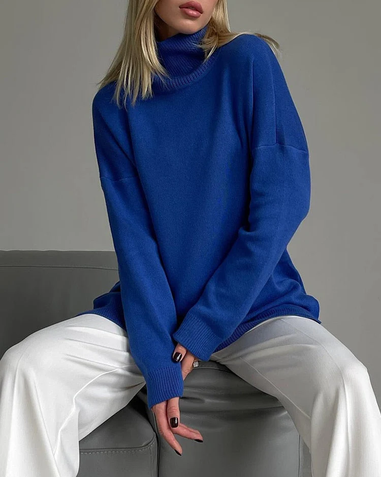 Snuggle Up Turtleneck Sweater - Image 3