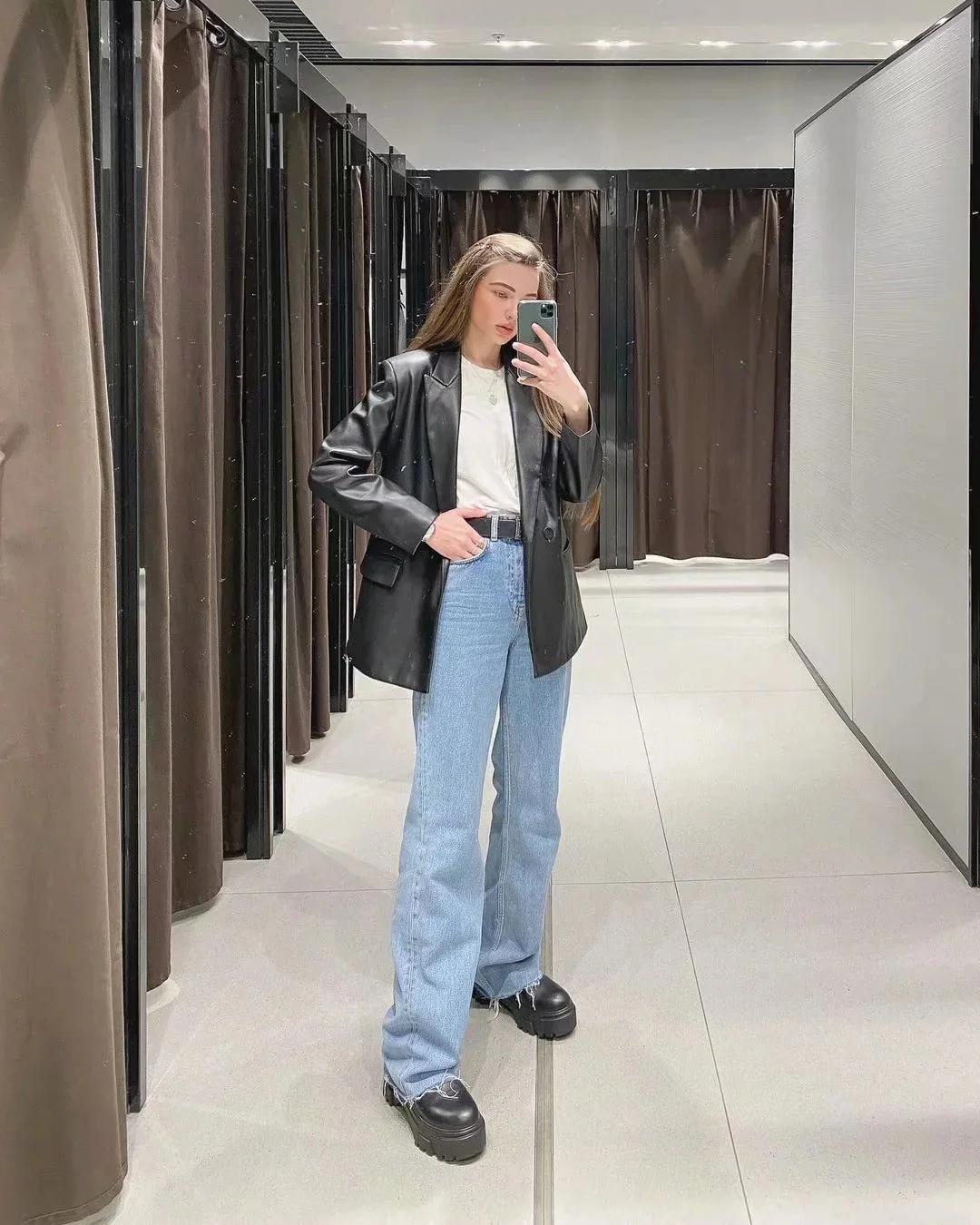 'Take Me As I Am' Straight Leg Baggy Jeans - Image 4