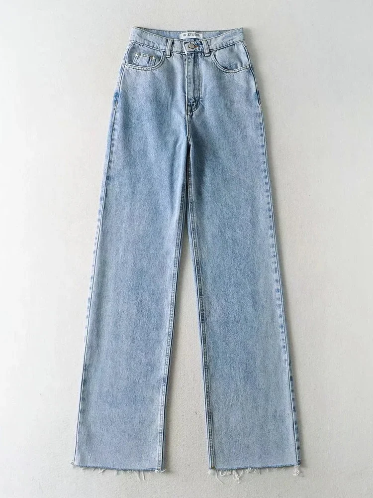 'Take Me As I Am' Straight Leg Baggy Jeans - Image 9