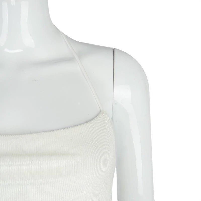 The "V" Halter Crop Top - Image 7