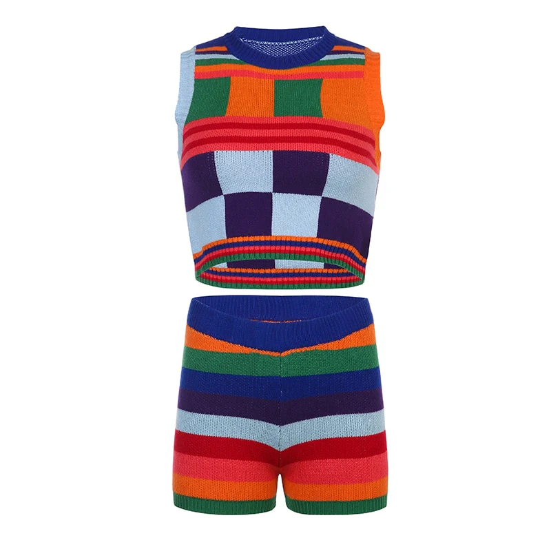 Theo Colorblock Knitted Matching Set - Image 10