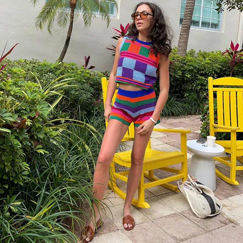 Theo Colorblock Knitted Matching Set - Image 6