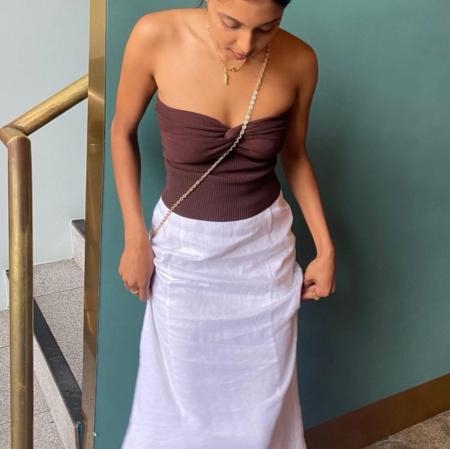 Vallice Strapless Off Shoulder Top - Image 6