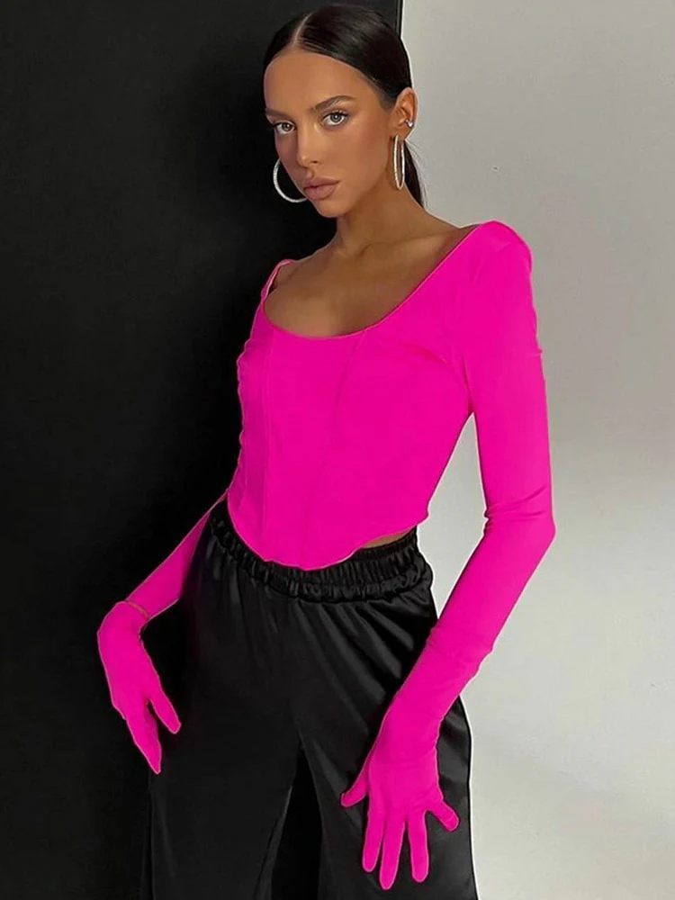 Vera Long Sleeve Gloves Top - Image 12