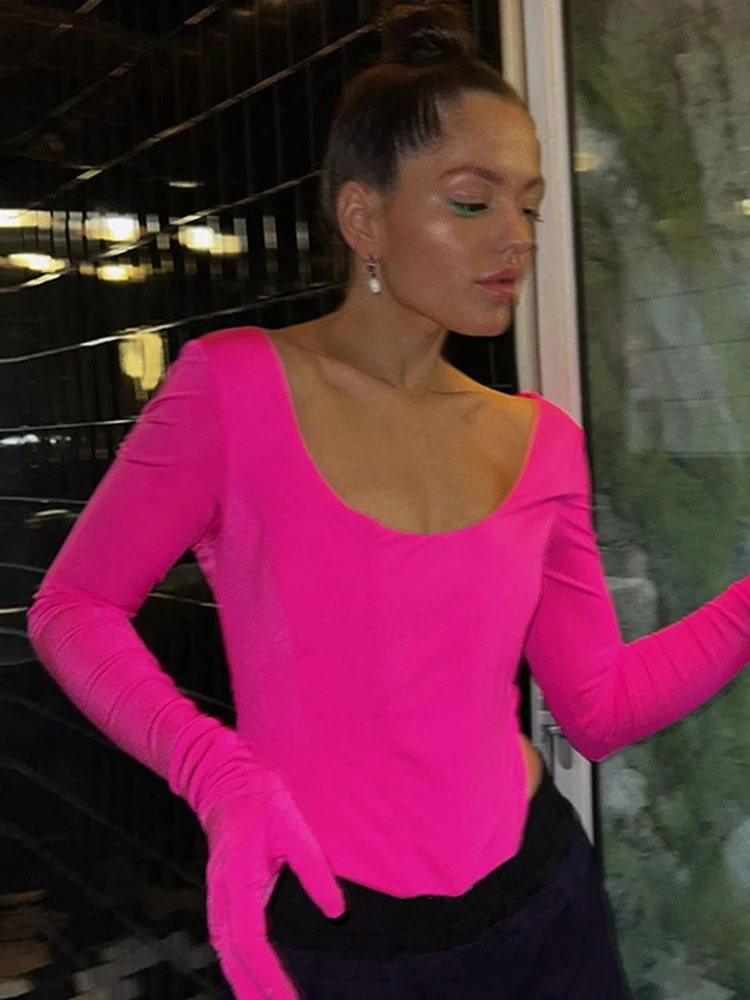 Vera Long Sleeve Gloves Top - Image 17