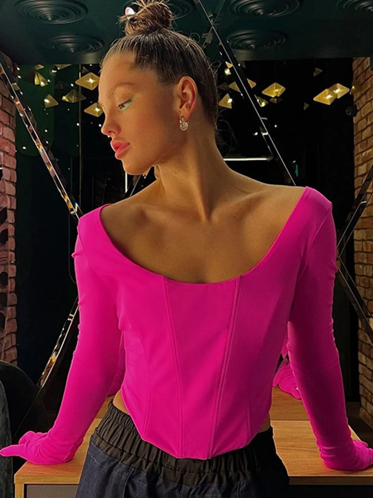 Vera Long Sleeve Gloves Top - Image 18