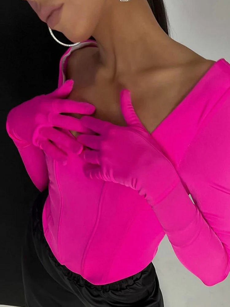 Vera Long Sleeve Gloves Top - Image 19