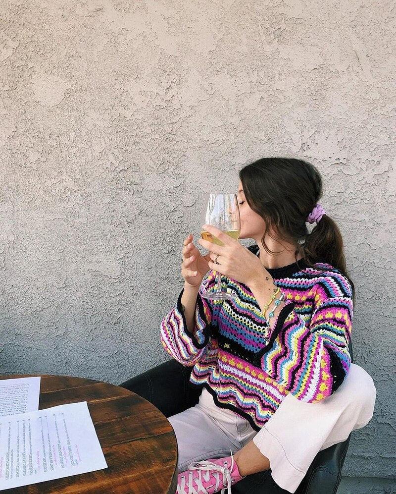 Wonderland Knitted Sweatshirt - Image 5