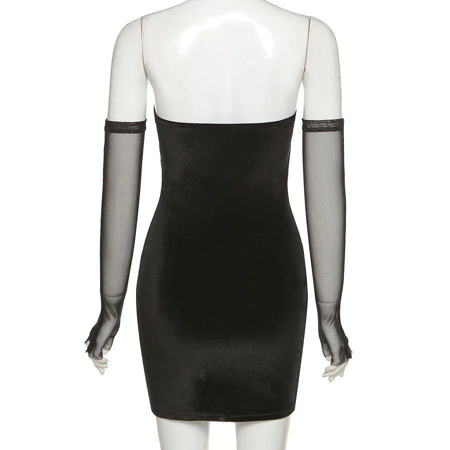 Zeta Backless Mini Dress - Image 10