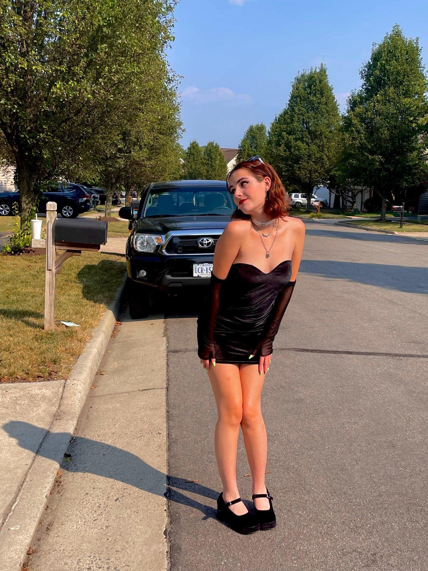 Zeta Backless Mini Dress - Image 5